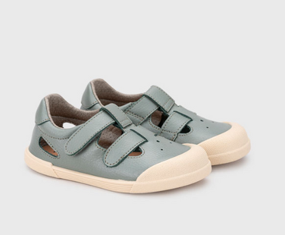 Sandalia Piel Verde - Barefoot - Igor