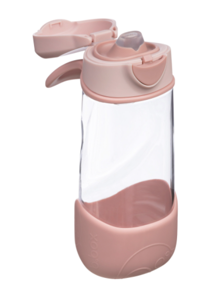 Botella Tritán Con boquilla y asa 450 Ml Blush Crush - B.Box