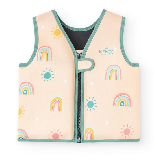 Chaleco Flotación Infantil Rainbow Cream - Btbox