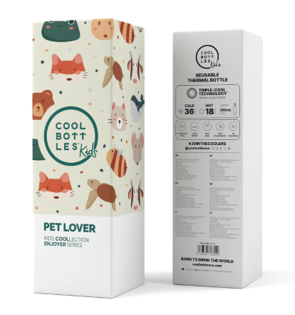 Botella Kids 260ml Pet Lover - Cool Bottles