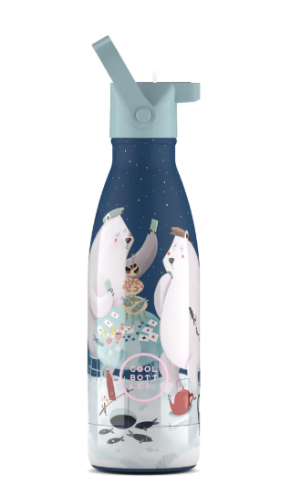 Botella Kids 350ml Polar Bears  - Cool Bottles