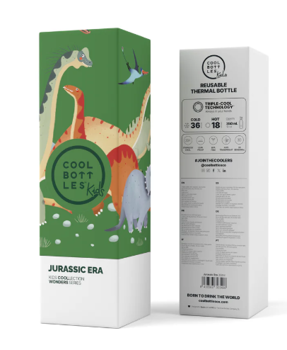 Botella Kids 350ml Jurassic Era - Cool Bottles