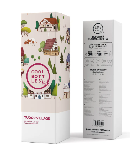 Botella Kids 350ml Tudor Village - Cool Bottles