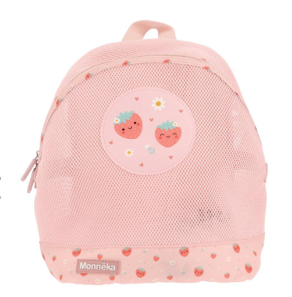 Mochila Infantil Antiarena Strawberries - Monnëka