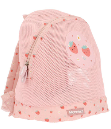 Mochila Infantil Antiarena Strawberries - Monnëka