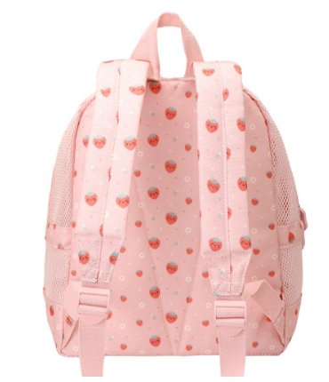 Mochila Infantil Antiarena Strawberries - Monnëka
