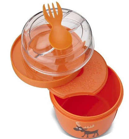 Fiambrera Snack N'ice Cup L Jirafa Turquesa - Carl Oscar