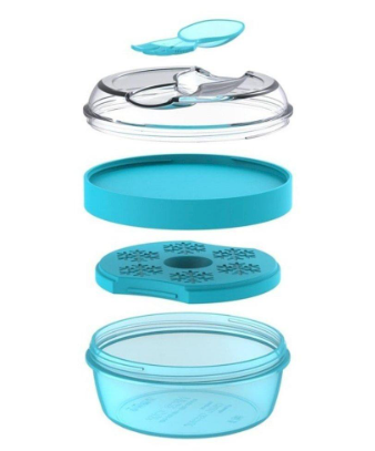 Caja Almuerzo con Tapa Refrigerante N'ice Cup Turquesa - Carl Oscar