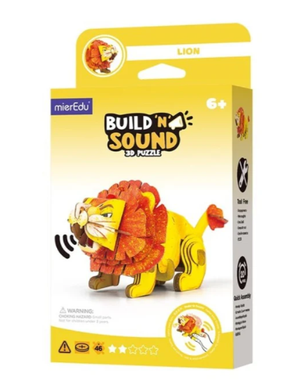 Puzzle 3D Con Sonido León - Mieredu