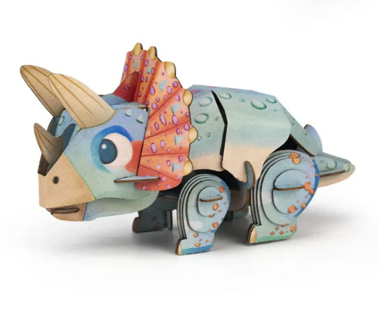 Puzzle 3D Con Sonido Triceratops - Mieredu