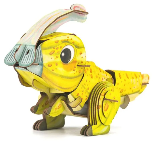 Puzzle 3D Con Sonido Parasaurolophus - Mieredu