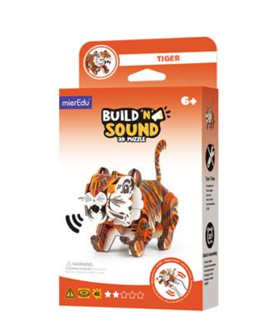 Puzzle 3D Con Sonido Tigre - Mieredu