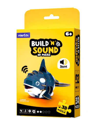 Puzzle 3D Con Sonido Orca - Mieredu
