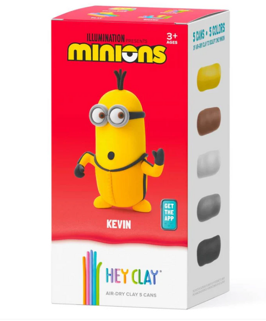 Plastilina Interactiva Kevin (5 botes) - Hey Clay
