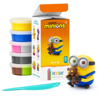 Plastilina Interactiva Bob & Tin (5 botes) - Hey Clay