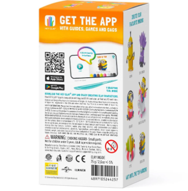 Plastilina Interactiva Bob & Tin (5 botes) - Hey Clay