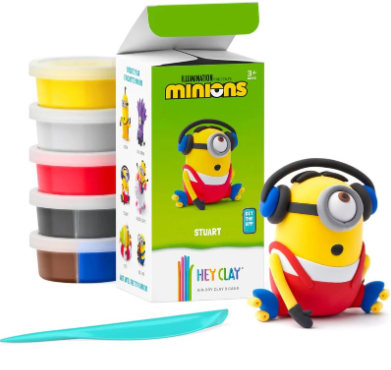 Plastilina Interactiva Stuart (5 botes) - Hey Clay