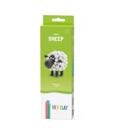 Plastilina Interactiva Oveja (3 botes) - Hey Clay