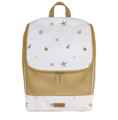 Mochila Infantil Antiarena Beige Sea la Vie - Saro