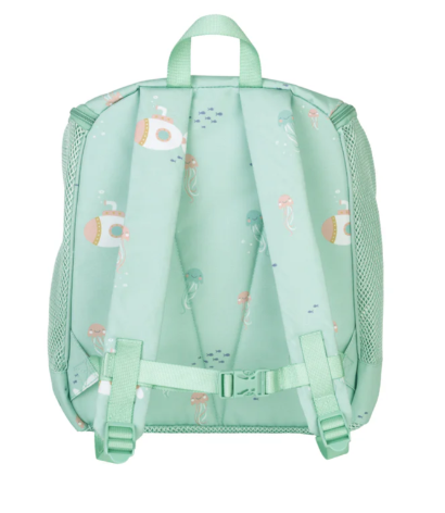 Mochila Infantil Antiarena Verde Jellyfish - Saro