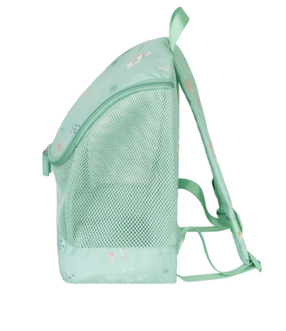 Mochila Infantil Antiarena Verde Jellyfish - Saro