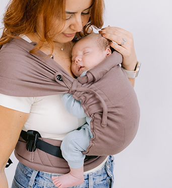 Mochila Porteo Tiny Taupe Desde 2.5Kg - Neko
