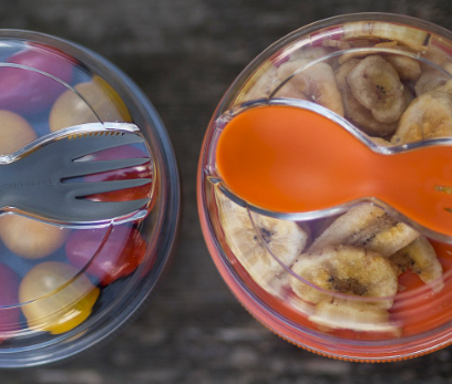 Fiambrera Snack N'ice Cup L Rena Naranja - Carl Oscar