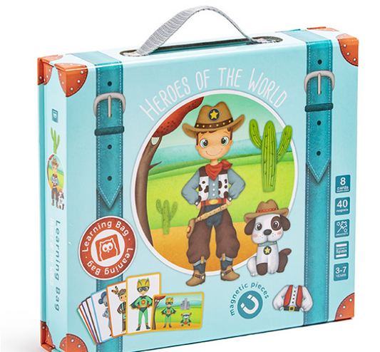 Heroes of the world, Puzzle Magnético - Eurekakids