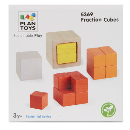 Fraction Cubes - Plan Toys