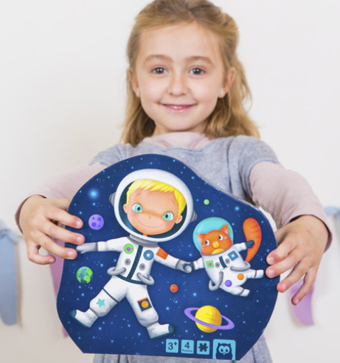 Puzzle Astronauta 4 en 1 - Eurekakids