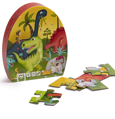 Puzzle Dinos 36 Piezas - Eurekakids (caja exterior descolorida)