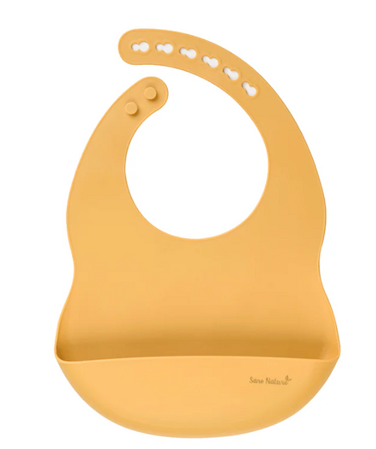Babero Silicona Nordic Mostaza - Saro