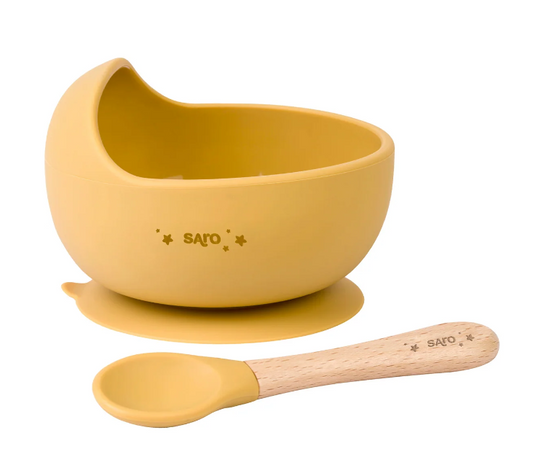 Set Vajilla Wave Ventosa Nordic Amarillo - Saro
