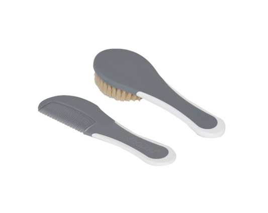 Cepillo + Peine Gris - Bebe-Jou