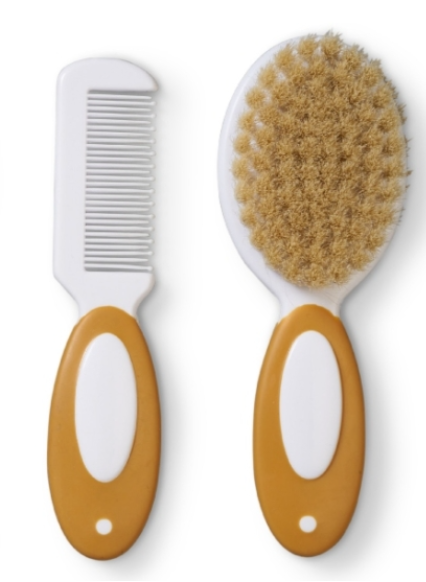 Cepillo + Peine Mostaza - Saro