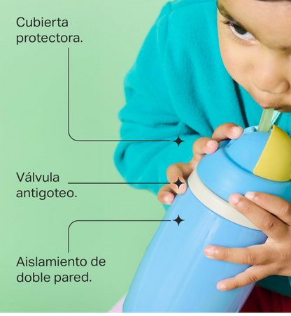Vaso Térmico con Caña Superstar Rosa 266ml – Tommee Tippee
