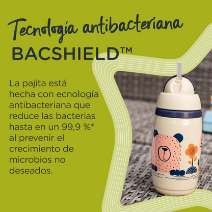 Vaso Térmico con Caña Superstar Rosa 266ml – Tommee Tippee