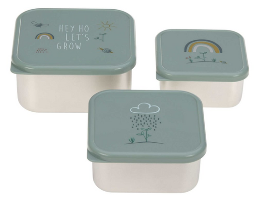 Set 3 Cajitas de Almuerzo Ancero Inox RainBox -Lässig
