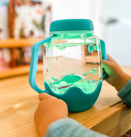 Sensory Play Jar Verde - Glo Pals