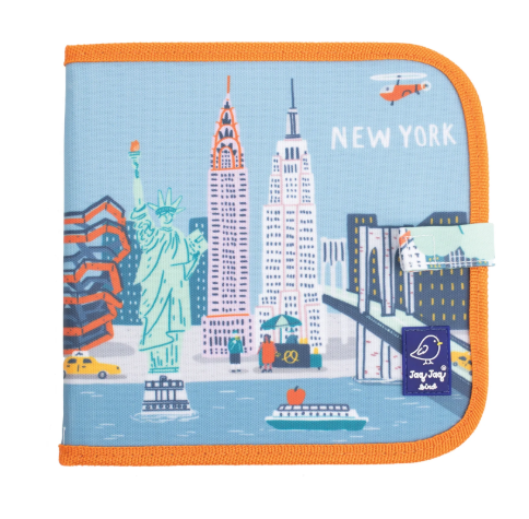 Libro Pizarra Portatil Con Tizas Sin Polvo Nueva York - Jag Jag Bird