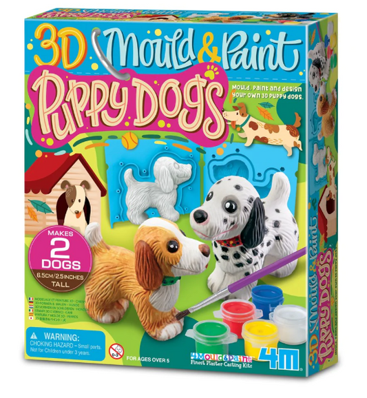 3D Mould & Paint Modela y Pinta Perritos 4M