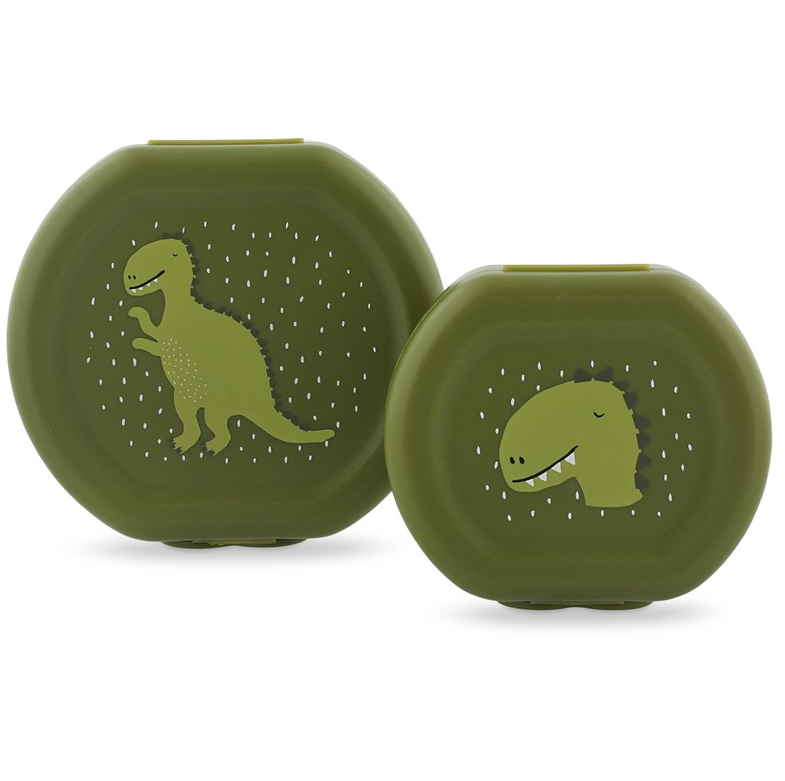 Pack 2 Fiambreras Con Clip Mr. Dino - Trixie