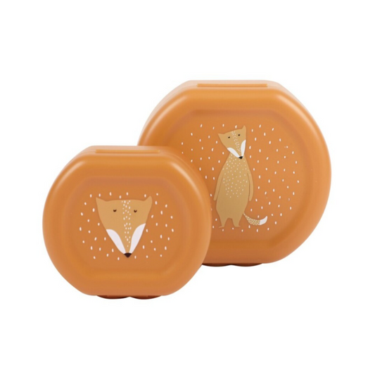 Pack 2 Fiambreras Con Clip Mr. Fox - Trixie