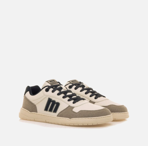 Free Hombre Aria Miami White/Gris Vegano - Mustang