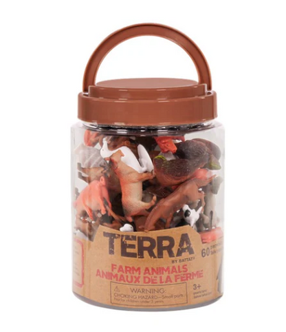 Bote 60 Animales De La Granja - Terra