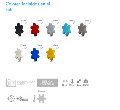 Minis Tematic 2en1 Bomberos 500 piezas - Meli