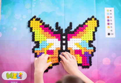 Minis Tematic 2en1 Arcoiris 500 piezas - Meli
