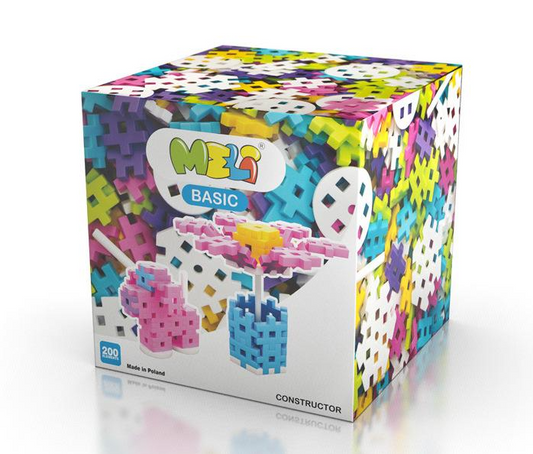 Basic Constructor 200 Piezas Pastel - Meli