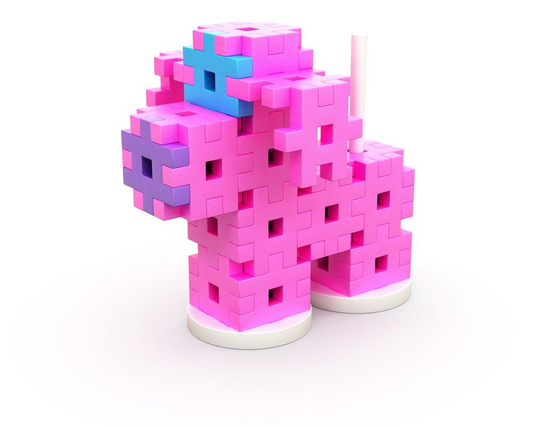 Basic Constructor 200 Piezas Pastel - Meli