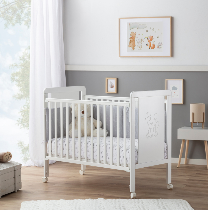 Cuna Bari Blanca Napoli 120×60 - Ikid
